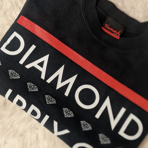 Diamond Supply Co Black Crewneck Sweater - Picture 3 of 5